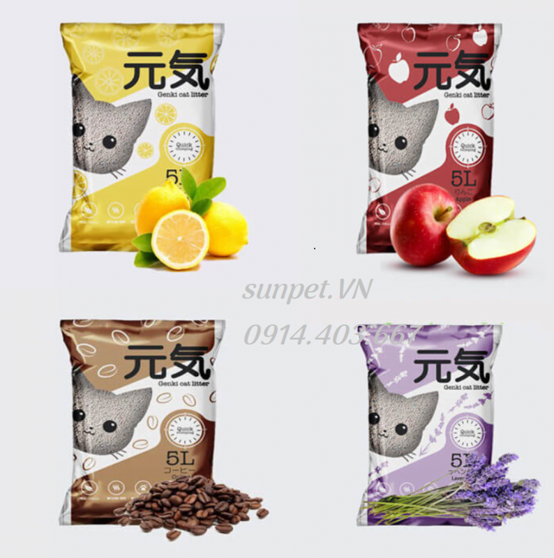 Hướng dẫn chọn cát mèo phù hợp cát mèo genki