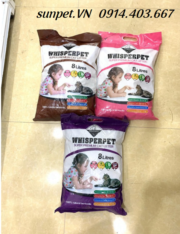 Hướng dẫn chọn cát mèo phù hợp cát mèo whisperpet