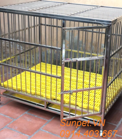 chuồng chó inox T40