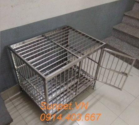 Chuồng chó inox T10 chuồng chó inox T10