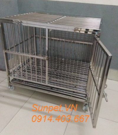 chuồng chó inox T10
