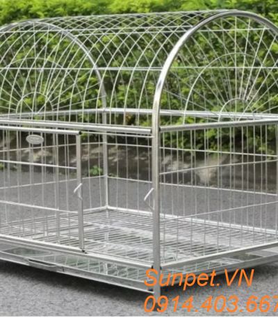 lồng chó inox, chuồng chó mèo inox giá rẻ