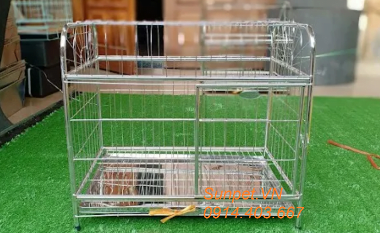 lồng chó inox, chuồng chó mèo inox giá rẻ