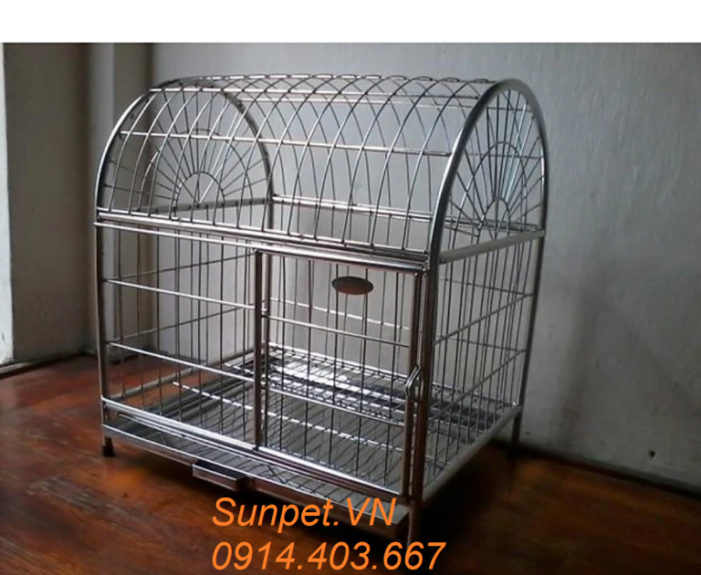 lồng chó inox, chuồng chó mèo inox giá rẻ