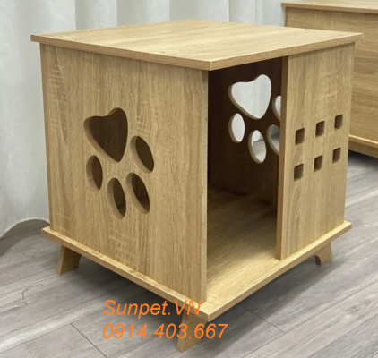 Nhà gỗ cho mèo T40 Nhà gỗ cho mèo