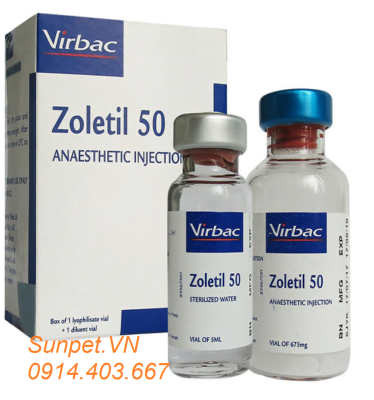 Thuốc mê Zoletil 50 Thuốc gây mê Zoletil 50
