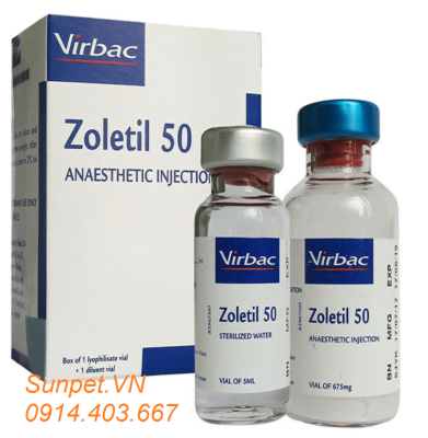 Thuốc mê Zoletil 50 Thuốc gây mê Zoletil 50