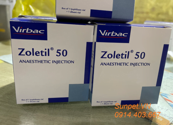 Thuốc mê Zoletil 50 Thuốc gây mê Zoletil 50