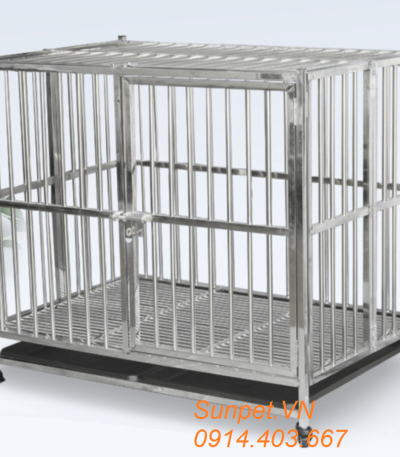 Chuồng chó inox t20