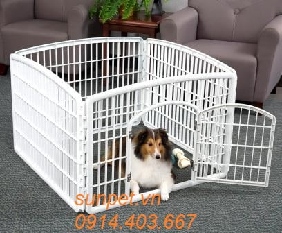 Rào quây chó mèo bằng nhựa