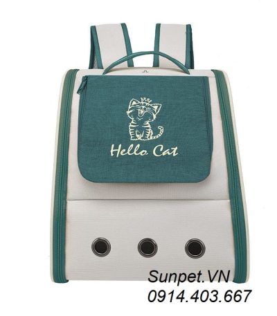Túi vận chuyển chó mèo Hello Cat - Balo vận chuyển chó mèo Hello Cat