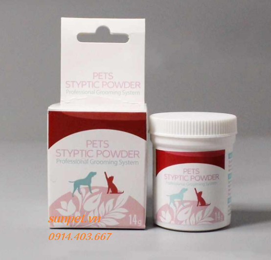 Bột cầm máu bioline pets styptic powder Bột cầm máu bioline pets styptic powder cho chó mèo 14g